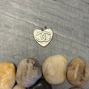 Authentic Silver Heart Pendant Zipperpull.
